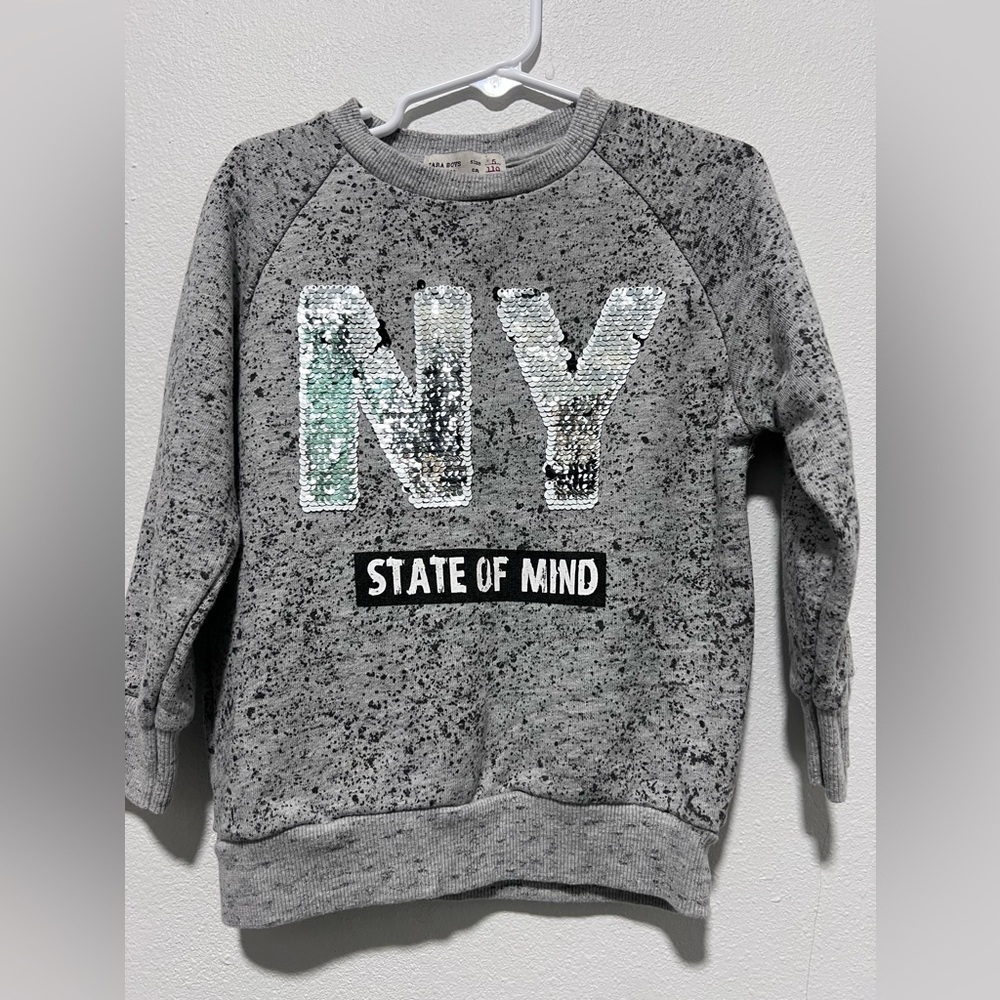 ZARA Boys Collection Sequined shirt